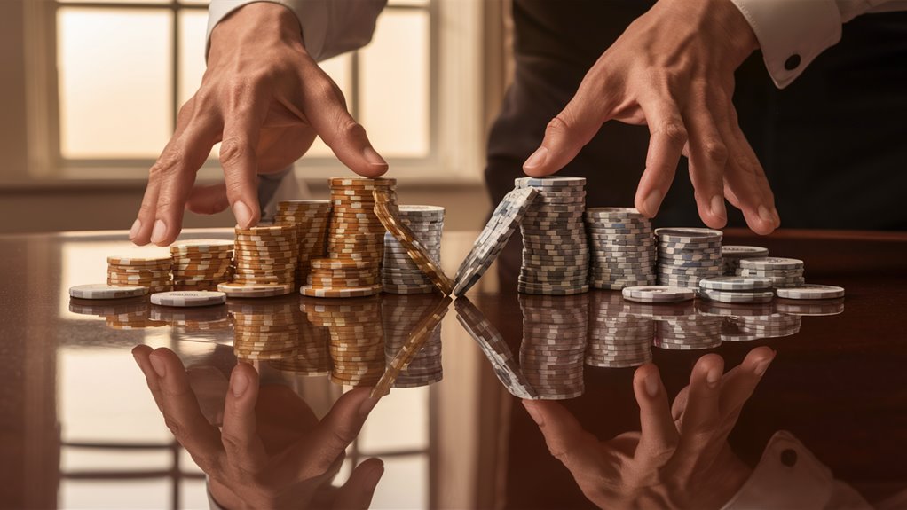 split bets manage risk