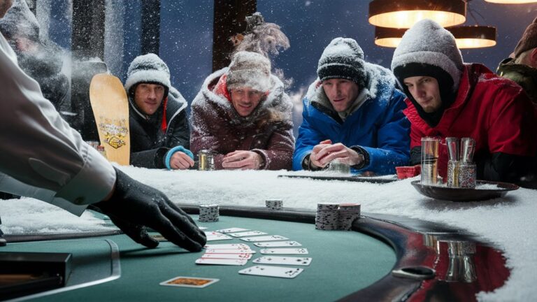 Snowspark Blackjack: Igniting Dealer Freeze With Swift Splitting Tension