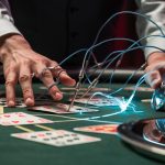 electrical blackjack card reading