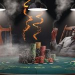 poker players battle stakes