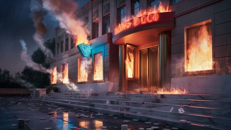 casino fire destroys building