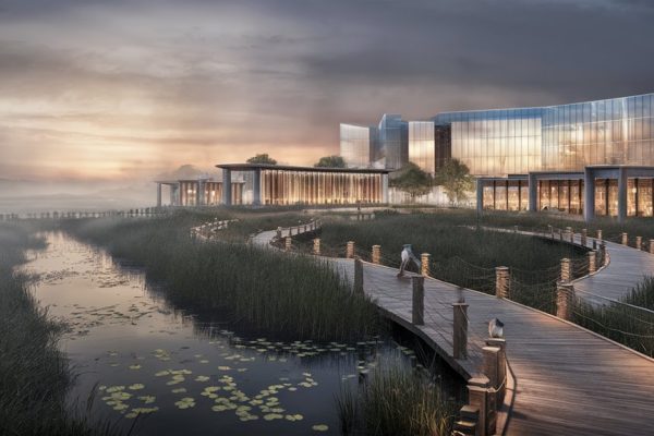 casino uses wetland theme