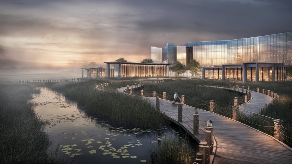 casino uses wetland theme