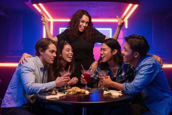 convince friends sing together