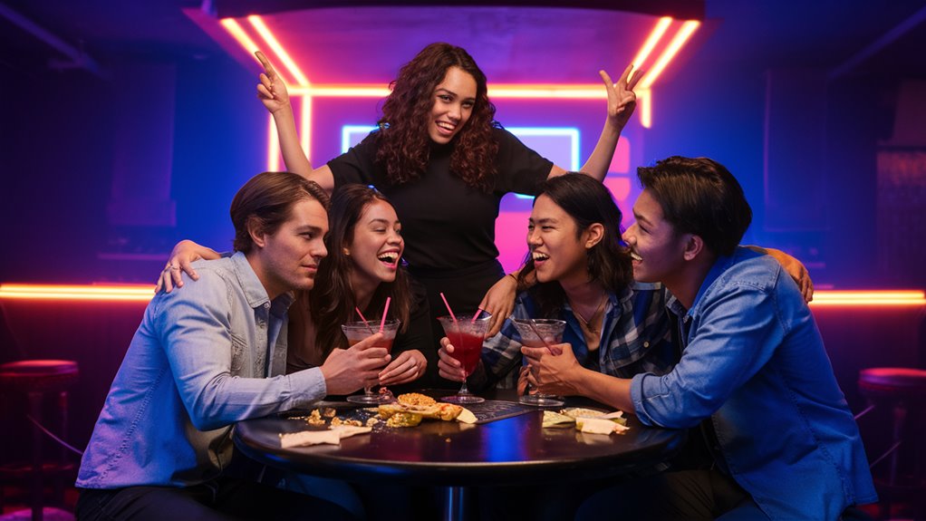 convince friends sing together