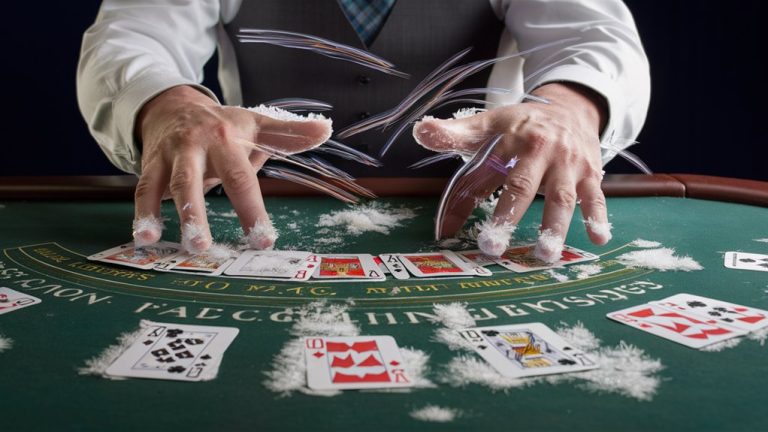 dealer splits ice cards