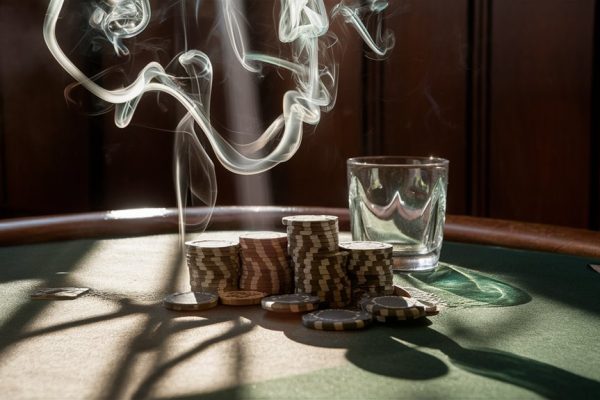 drifting smoke playing cards