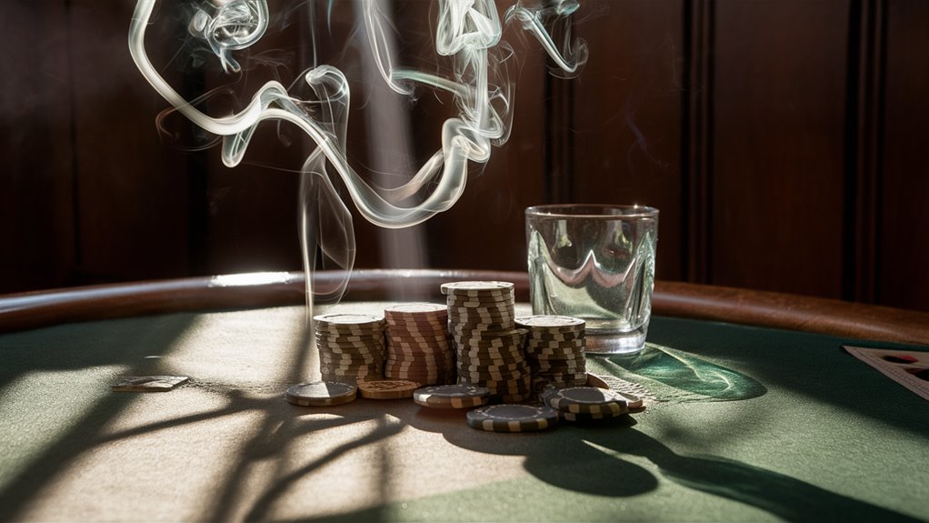 drifting smoke playing cards