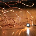 linking feathers with electric tables