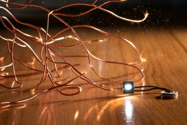 linking feathers with electric tables