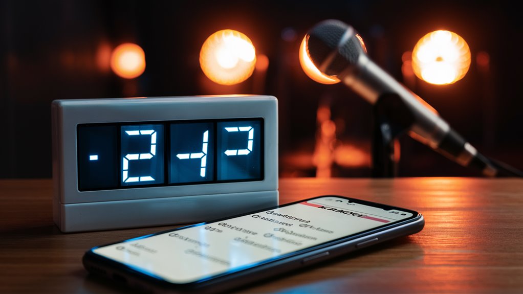 monitor duration of music