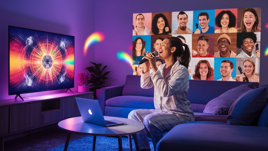 online singing with friends