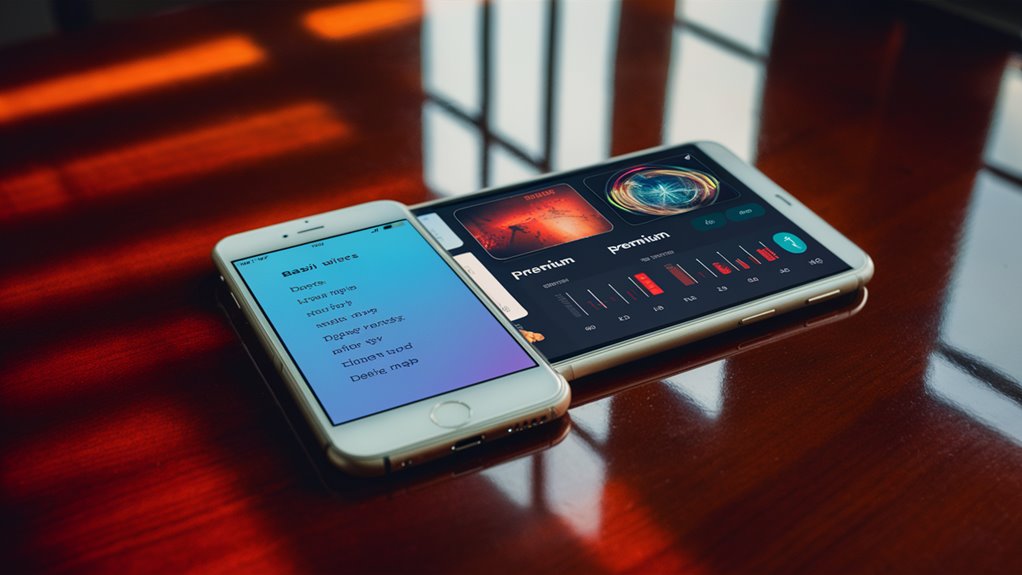 paid and unpaid features