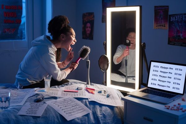 practice singing before performing