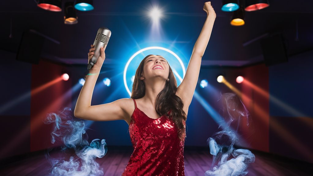 sing confidently on stage